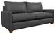 La-Z-Boy® Wilmette Navy Leather Sofa-0