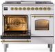 Ilve® Nostalgie II Series 40" White Pro Style Dual Fuel Range-2