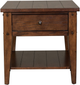 Liberty Furniture Lake House Rustic Brown Oak End Table-1