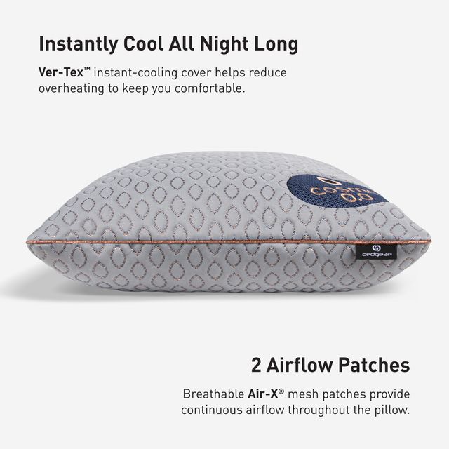 BEDGEAR® Cosmo Performance® 0.0 Medium Firm Standard Pillow-4