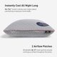 BEDGEAR® Cosmo Performance 0.0 Medium Firm Standard Pillow-5