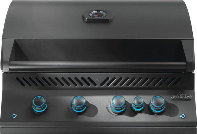 Napoleon 700 Series 5-Burner Matte Black Built-In Liquid Propane Grill with Infrared Rear Burner-0