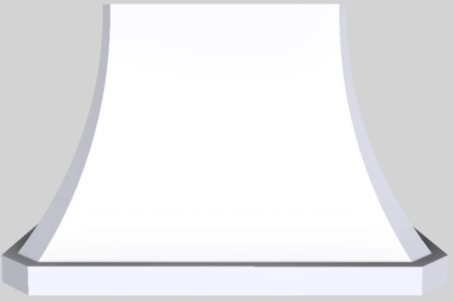 Vent-A-Hood® Designer Series 48" White Island Range Hood-0