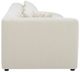 Moe's Home Collection Lowtide Linear 4-Piece Warm White Right-Arm Facing Modular Sectional and Ottoman-4
