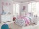 Signature Design by Ashley® Anarasia 5-Piece White Twin Sleigh Headboard Bedroom Set-5