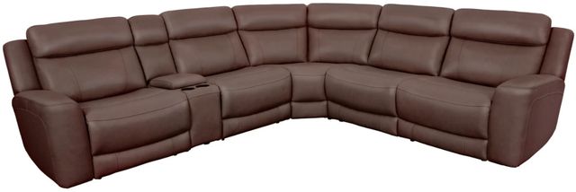 Parker House® Calgary 6-Piece Autumn Umber Modular Power Reclining Sectional-0