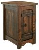 International Furniture Direct Mezcal Brown Chairside Table-0