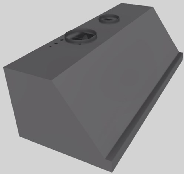 Vent-A-Hood® 54" Wall Mounted Range Hood-Gunsmoke-1