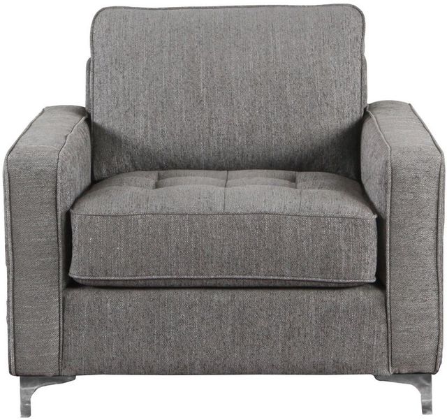 Mazin Furniture Hudson Graphite Upholstered Accent Chair-1