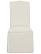 Fairfield® Customizable Entree Dining Camel Tall Back Skirted Dining Chair with Tobacco Legs-1