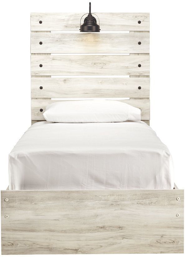 Signature Design by Ashley® Cambeck Whitewash Youth Twin Panel Bed-1