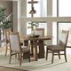 Intercon Landmark Weathered Oak Upholstered Side Chair-1