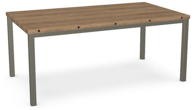 Amisco Customizable Bennington Rectangular Dining Table with 1.63" Thick Tabletop-0