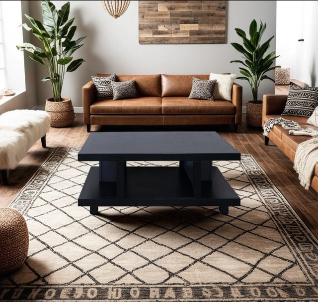 Legends Home Laurel Canyon Clove Coffee Table-1