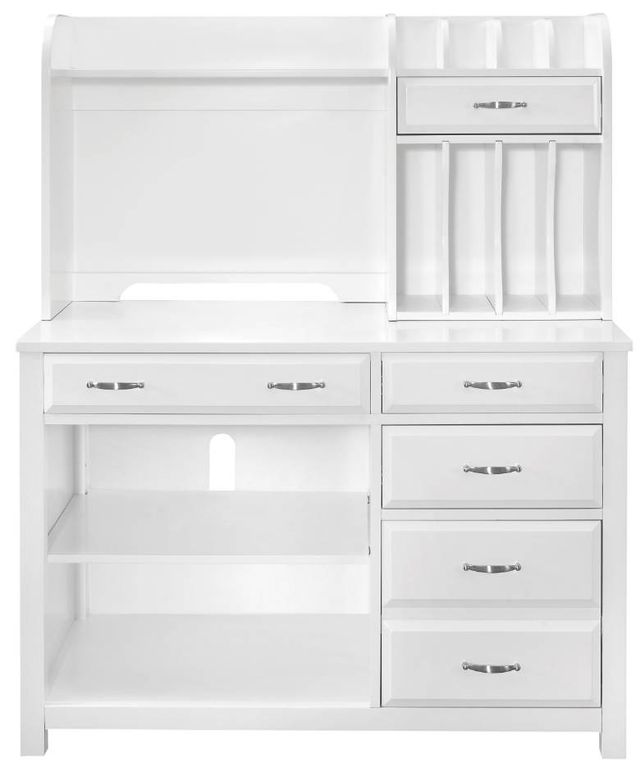 Homelegance® Blanche 4-Piece White Office Desk Set-3