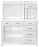 Homelegance® Blanche 4-Piece White Office Desk Set-3