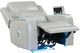 Steve Silver Co. Luna Ice Power Recliner-1