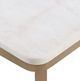 Uttermost® Tylan Brass/White Marble Accent Table-5