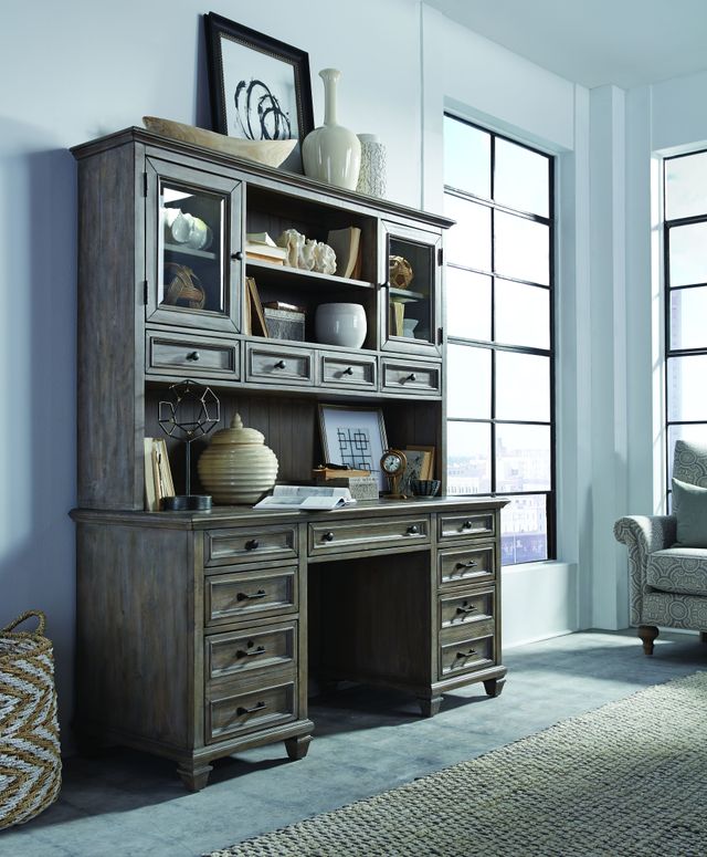 Magnussen Home® Lancaster Dovetail Grey Door Credenza-3