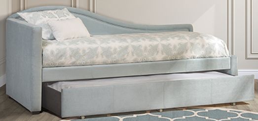 HH2 Home Olivia Pale Blue Twin Daybed with Trundle-0