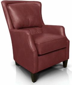 England Furniture Customizable Louis Leather Chair