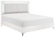 Homelegance® Ripple High Gloss White California King Panel Bed-0