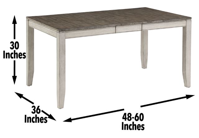 Steve Silver Co. Abacus Putty Dining Table with Smoky Alabaster Base-2