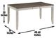 Steve Silver Co. Abacus Putty Dining Table with Smoky Alabaster Base-2
