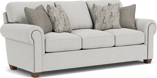 Flexsteel® Carson Silver Glacier Sofa-0