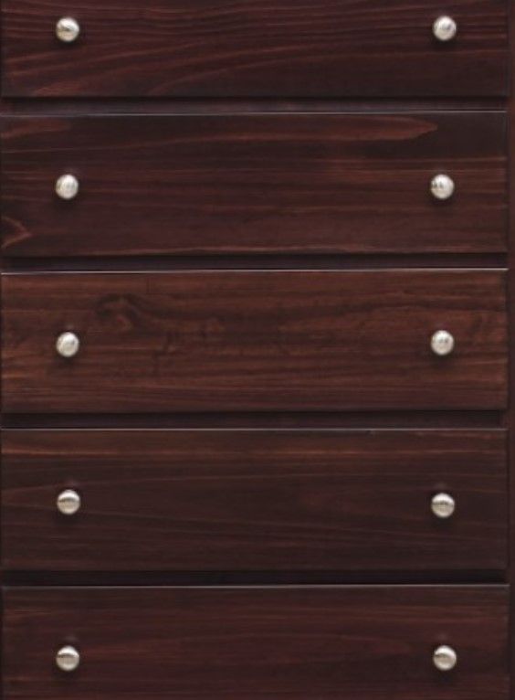 Mako Wood Furniture Soho Brown 5-Drawer Chest-1