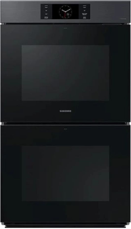 Samsung Bespoke 30" Matte Black Double Electric Wall Oven-0