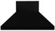Vent-A-Hood® 54" Black Wall Mounted Range Hood-0