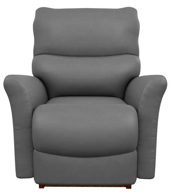 La-Z-Boy® Rowan Graphite Leather Power Rocking Recliner with Headrest and Lumbar-1
