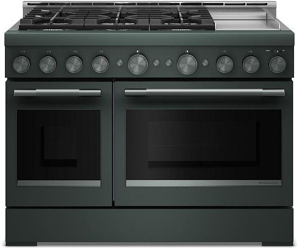 KitchenAid® 48" Juniper 6 Burner Freestanding Pro Style Gas Range with Griddle-0