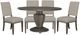 Liberty Furniture Westfield 5-Piece Havana Brown/Sand Round Pedestal Dining Set-0