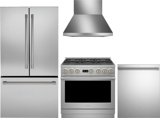 Monogram® 4 Piece Stainless Steel Gas Kitchen Package-0