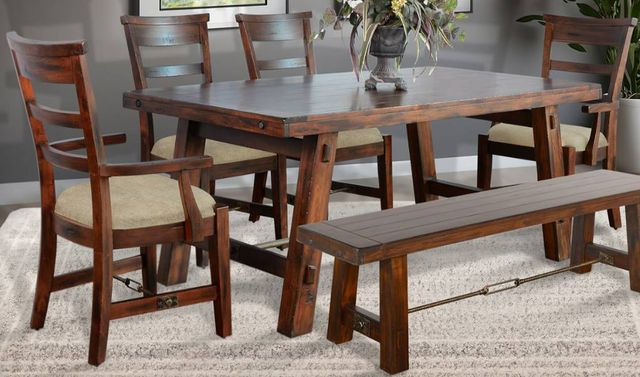 Sunny Designs™ Tuscany Vintage Mocha Ladderback Side Chair-1