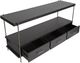 Magnussen Home® Spencer Aged Nickel/Dark Briarsmoke Rectangular Sofa Table-4
