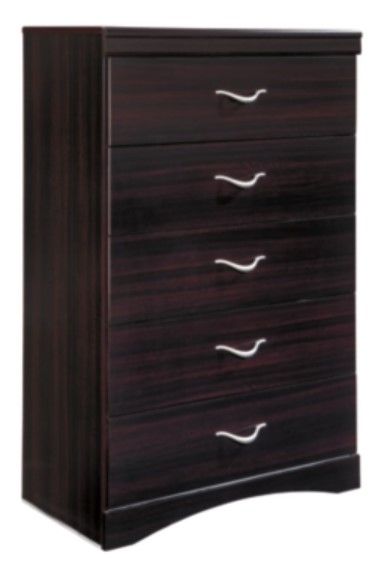 Signature Design by Ashley® Zanbury 5-Piece Merlot Queen or Full Panel Headboard Bedroom Set-3