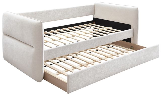 Crown Mark Philipa Oatmeal Upholstered Daybed-4