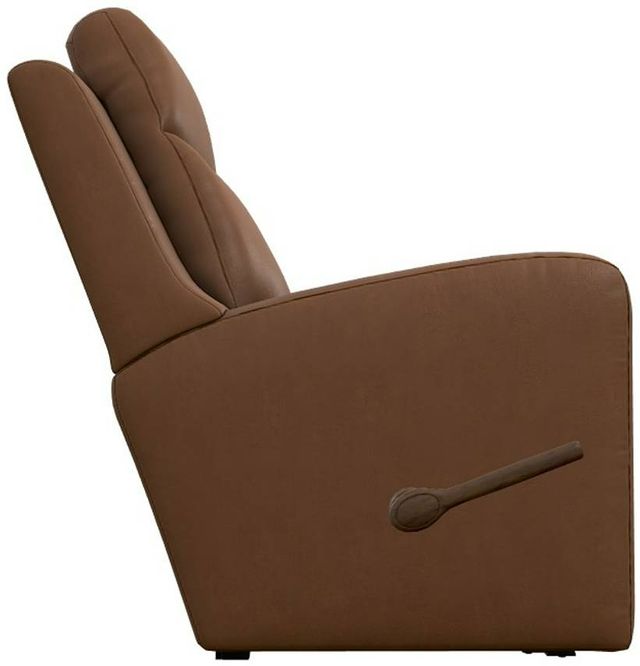 La-Z-Boy® Emmons Oak Leather Manual Wall Recliner-3