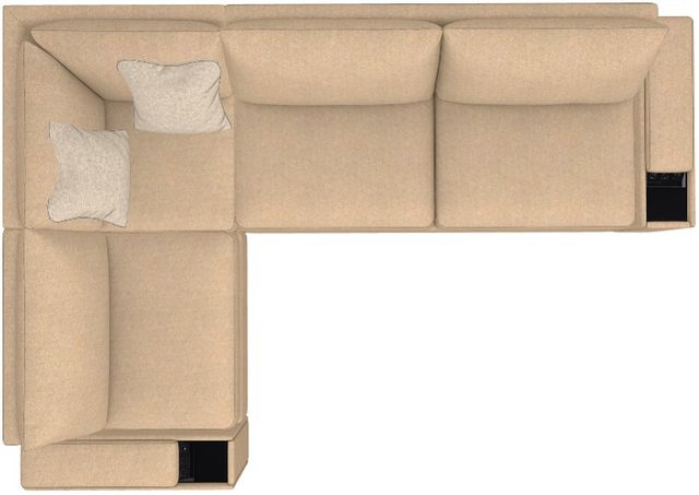La-Z-Boy® Tahoe 5-Piece Gold L-Shape Sectional-3