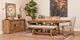 Dale Driftwood Upholstered Bench-3