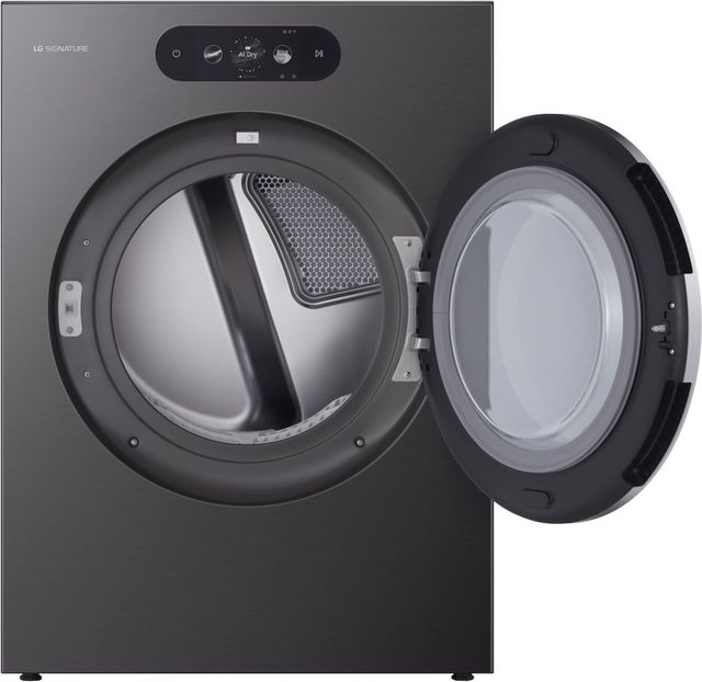 LG SIGNATURE 9 Cu. Ft. Brushed Black Steel Smart Front Load Electric Dryer-2