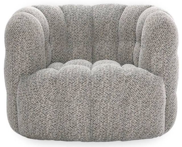 Classic Home Walter Heathered Gray Swivel Chair-2