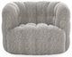 Classic Home Walter Heathered Gray Swivel Chair-2