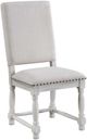 Winners Only® Augusta Gray/White Upholstered Dining Side Chair-0