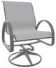 Telescope Casual Aruba Abalone/Graphite Aluminum/Fabric Outdoor Sling Swivel Rocker-0