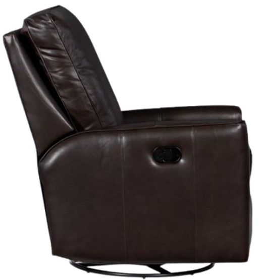 Bradington-Young Customizable Yorba Manual Leather Wall Hugger Recliner-2