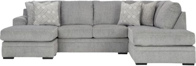 Signature Design by Ashley® Casselbury 2-Piece Cement Right-Arm Facing Chaise Sectional-1